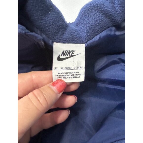 Nike Toddler Puffer Vest Navy Blue 3T Fall Outerwear Unisex Kids Boy Girl New - Picture 4 of 6